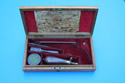 Maple Colt London Pocket revolver case and accoutrements